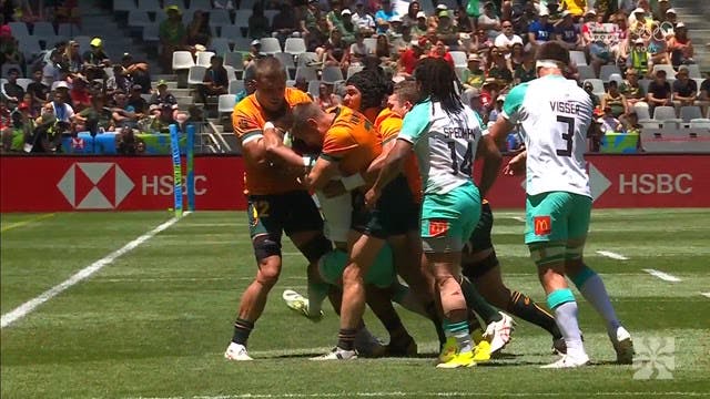 Cape Town SVNS Men's: Team Tackle vs South Africa