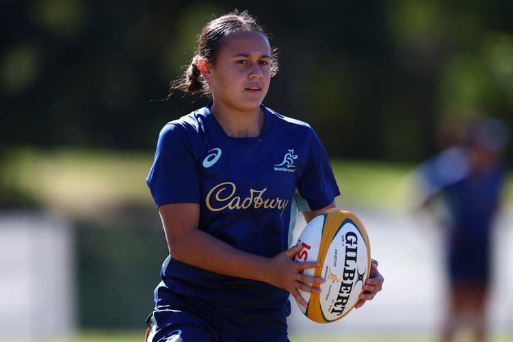 Wallaroos representative Waiaria Ellis has been included in the Australian Under 18s squad for the Global Youth Sevens. (Photo: Getty Images)