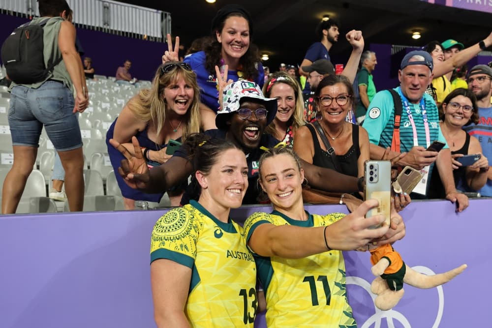 Olympians Kahli Henwood and Bridget Clark will play for Australia A in Dubai. Photo: Getty Images