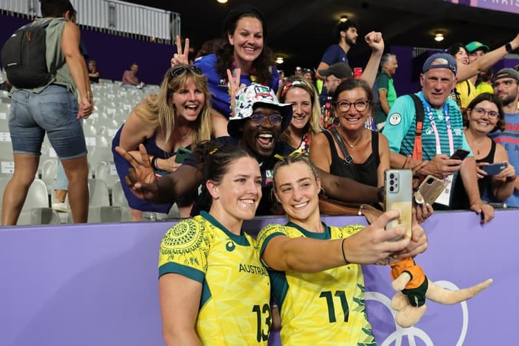 Olympians Kahli Henwood and Bridget Clark will play for Australia A in Dubai. Photo: Getty Images