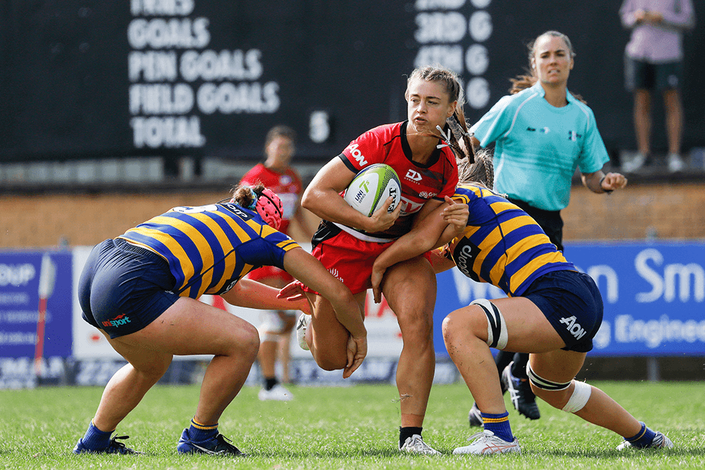 Lily Dick cut her teeth playing in the Aon Uni 7s Series | Karen Watson