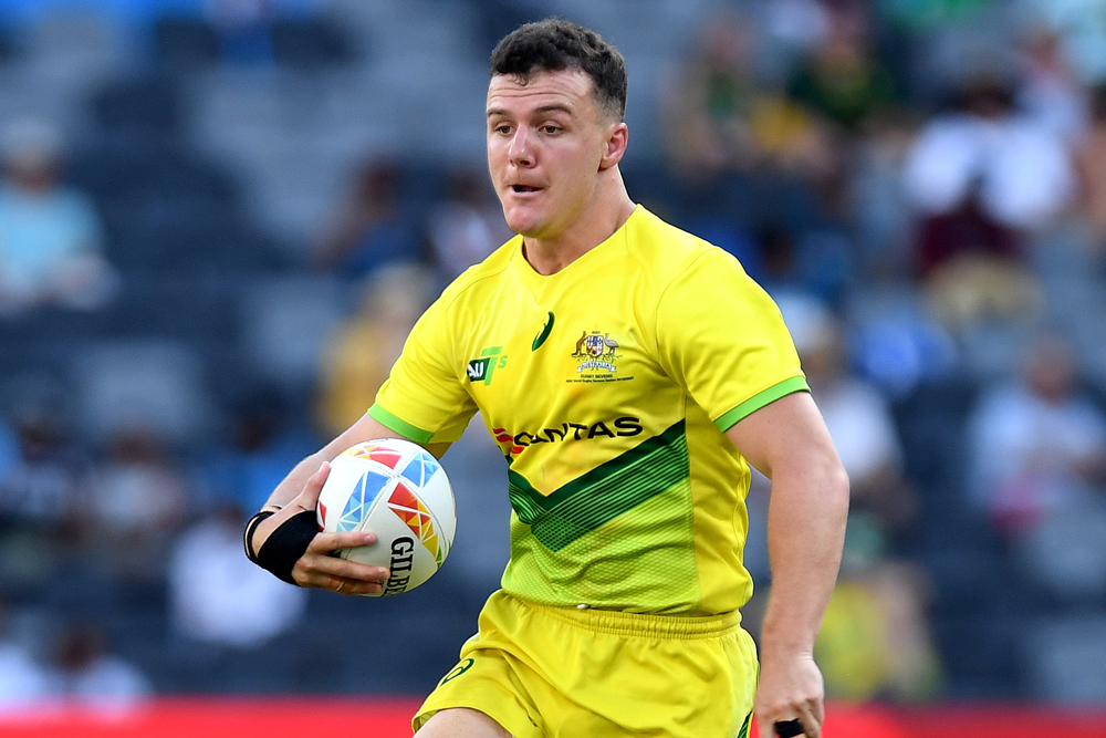 Dylan Pietsch in action for the Aussie men. Photo: Getty Images