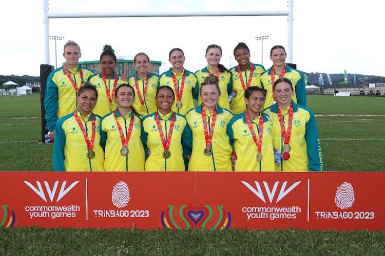 The Aussie Sevens girls have claimed Youth Commonwealth Games gold. Photo: Getty Images
