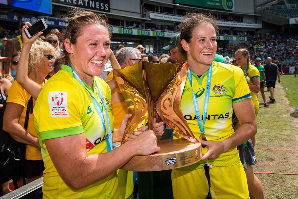 The two pillars of Australian Women’s Rugby are on board for Tokyo. Photo: Stu Walmsley 