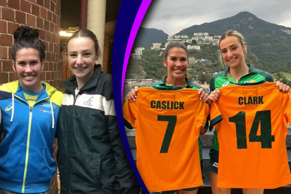 Debutant Bridget Clark is one of the latest new faces in the Sevens squad that grew up wanting to be Charlotte Caslick
