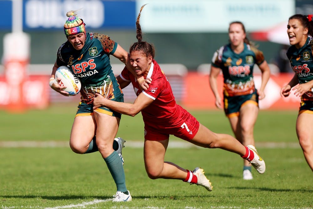 Sharni Williams is ready for one last ride at Sevens gold - now as a married women. Photo: Getty Images